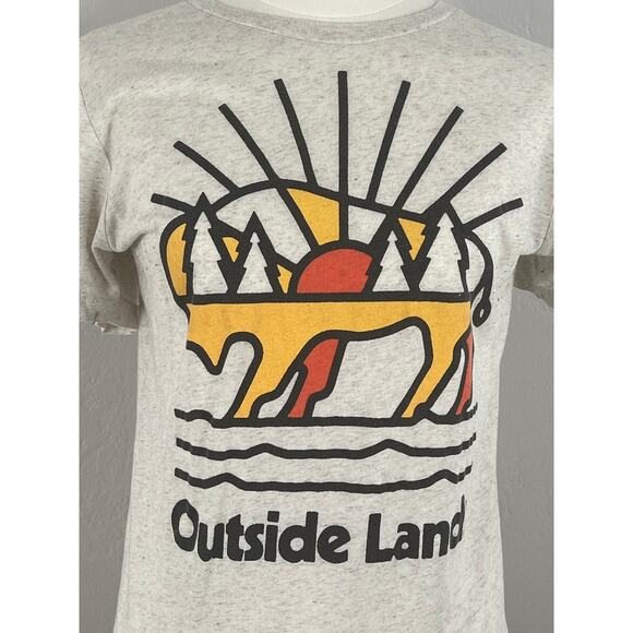 OUTSIDE LAND 2024 CONCERT T-SHIRT Heathered Oatmeal (SMALL) - Picture 2 of 10